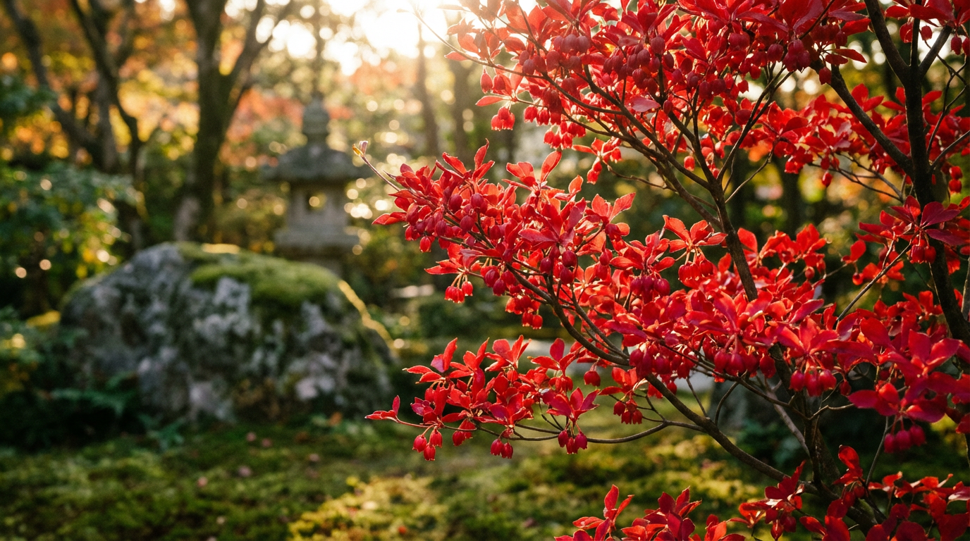 ドウダンツツジの紅葉
