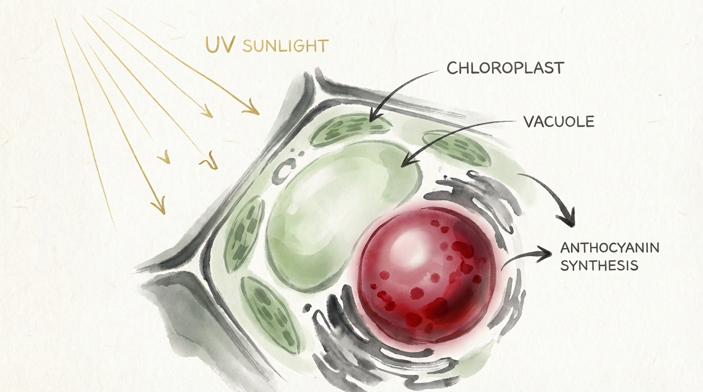 アントシアニンの合成